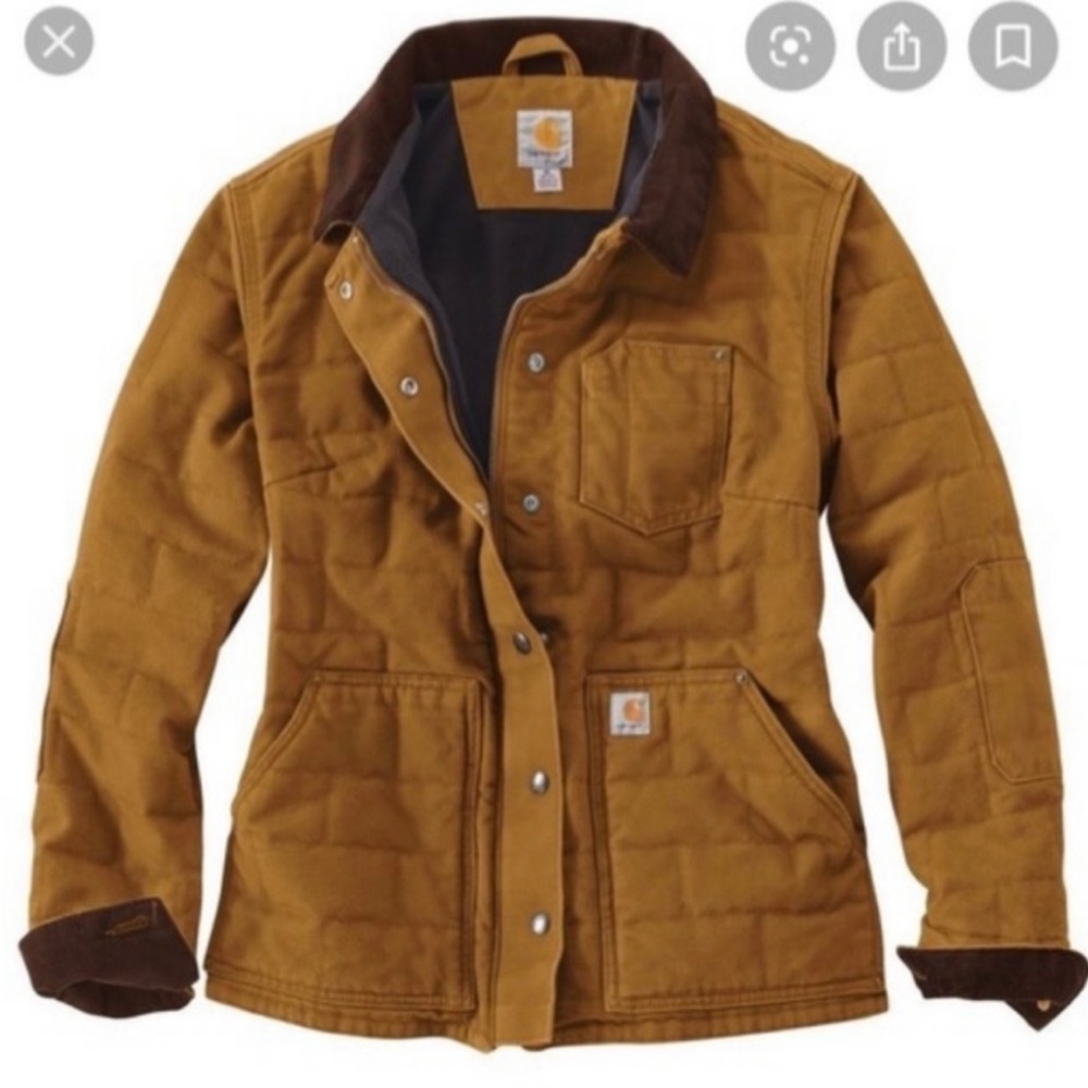 Carhartt Newhope Sandstone Jacket Women’s Small Style # 101405